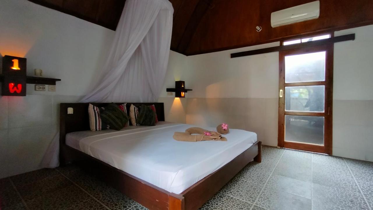 Maxal Bungalow Hotell Gili Air Exteriör bild