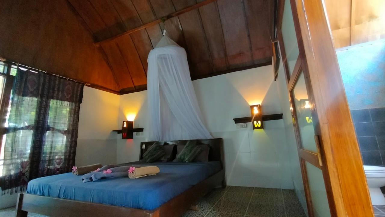 Maxal Bungalow Hotell Gili Air Exteriör bild
